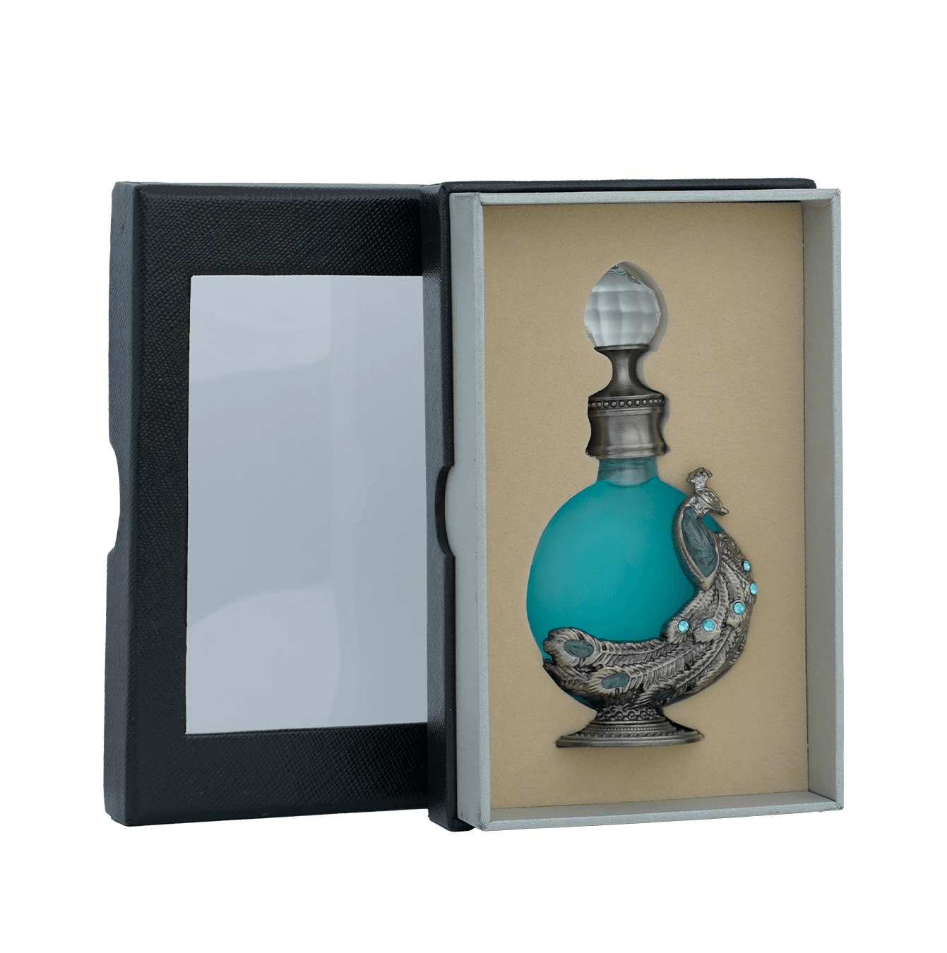 the pacakge of Peacock 5 Oud Oil perfume | Luxury Oud Oil | Taif Al Emarat
