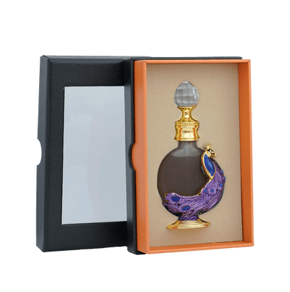 the pacakge of Peacock 7 Oud Oil Perfume | Arabic Perfume | Taif Al Emarat

