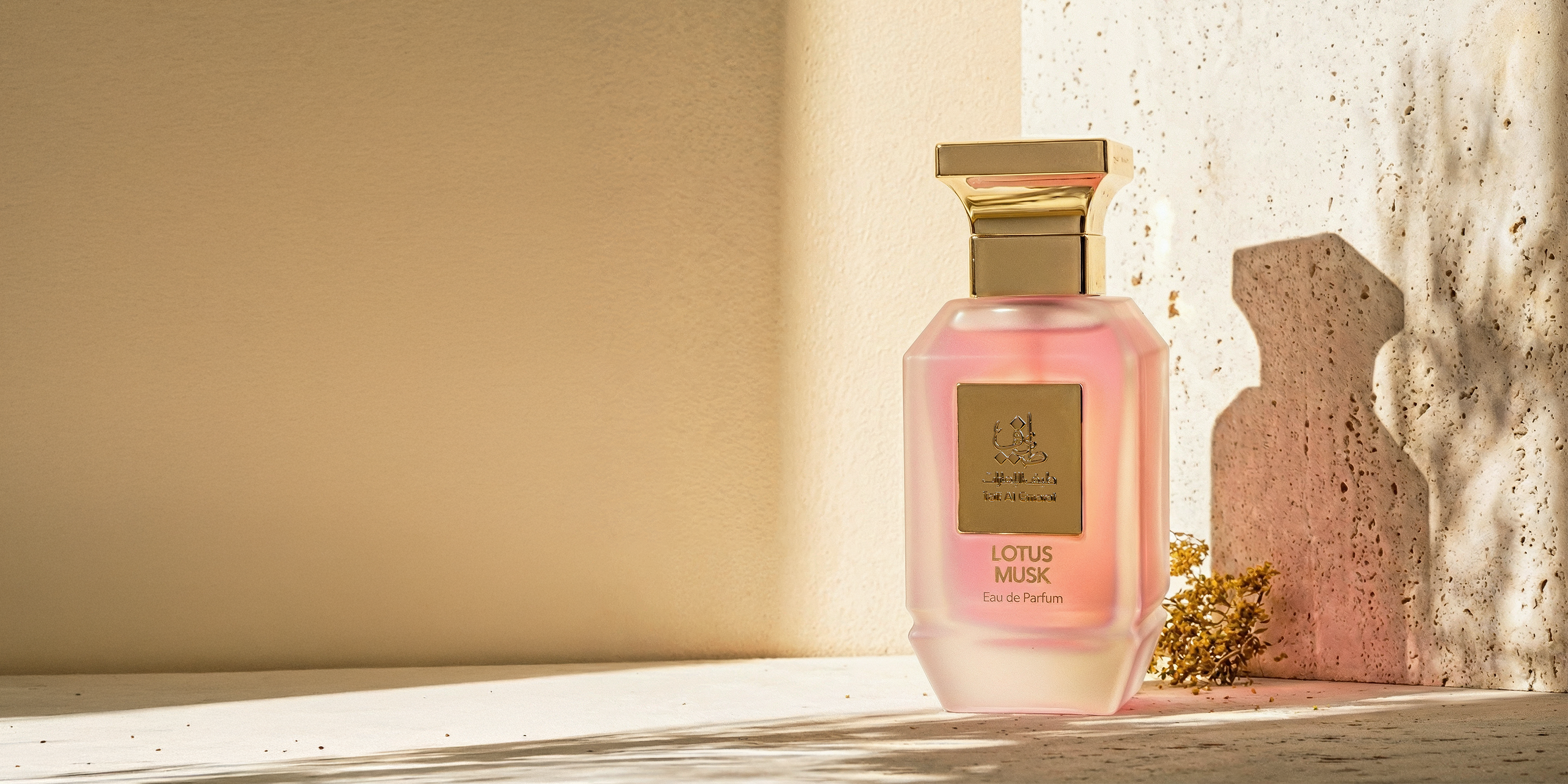 Lotus Musk Perfume With Floral Citrus Notes in Elegant Bottle